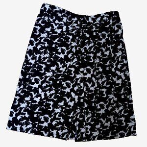 Cato brand black and white stretchy skirt, size M